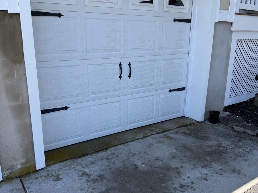 Garage & Driveway before — All Pro Exterior Cleaning, Ocean & Monmouth County NJ
