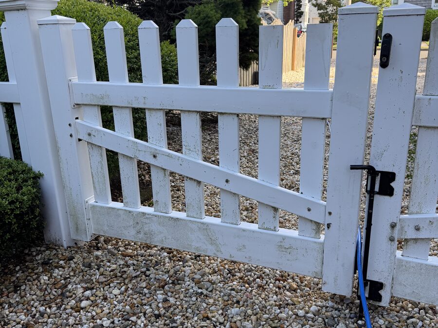 Fence & Gate Wash before — All Pro Exterior Cleaning, Ocean & Monmouth County NJ
