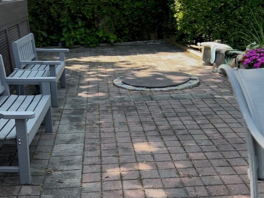 Paver Restoration Project before — All Pro Exterior Cleaning, Ocean & Monmouth County NJ